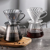 Maxbell Coffee Pot Lightweight Portable Slow Brewer for Drinking Picnic Coffee Maker Clear