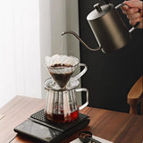 Maxbell Coffee Pot Lightweight Portable Slow Brewer for Drinking Picnic Coffee Maker Clear