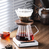 Maxbell Coffee Pot Lightweight Portable Slow Brewer for Drinking Picnic Coffee Maker Clear