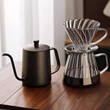 Maxbell Coffee Pot Lightweight Portable Slow Brewer for Drinking Picnic Coffee Maker Grey