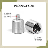 Maxbell Impact Socket Adapter Converter Upgrade Portable Repair for Wrenches 12.5mm To 6.3mm Head