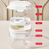 Maxbell Greek Yogurt Strainer with Lid Greek Yogurt Maker for Tea Juice Greek Yogurt