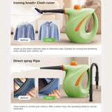 Maxbell Cleaner Home with 700ml Water Tank for Kitchen Laundry Room US Adapter Green