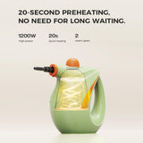 Maxbell Cleaner Home with 700ml Water Tank for Kitchen Laundry Room US Adapter Green