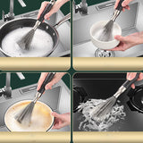 Maxbell Stainless Steel Wire Pot Brush Heavy Duty Pan Brush for Pans Dishes Grilling