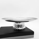 Maxbell Footed Fruit Serving Tray Round Fruit Dish for Fruit Kitchen Counter Parties