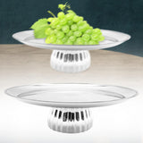 Maxbell Footed Fruit Serving Tray Round Fruit Dish for Fruit Kitchen Counter Parties