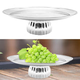 Maxbell Footed Fruit Serving Tray Round Fruit Dish for Fruit Kitchen Counter Parties