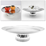 Maxbell Footed Fruit Serving Tray Round Fruit Dish for Fruit Kitchen Counter Parties