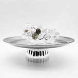 Maxbell Footed Fruit Serving Tray Round Fruit Dish for Fruit Kitchen Counter Parties