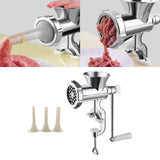 Maxbell Manual Meat Grinder Tool Household Sausage Maker for Home Kitchen Vegetables