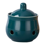 Maxbell Garlic Keeper with Lid Keep Your Garlic Cloves Fresh for Countertop for Home Green