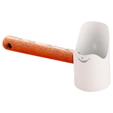 Maxbell Cat Dog Food Spoon Carbon Steel Pet Food Scooper for Puppy and Small Dogs Cats White