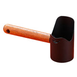 Maxbell Cat Dog Food Spoon Carbon Steel Pet Food Scooper for Puppy and Small Dogs Cats Black