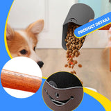 Maxbell Cat Dog Food Spoon Carbon Steel Pet Food Scooper for Puppy and Small Dogs Cats Gray