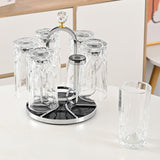 Maxbell Coffee Mug Holder Sport Bottle Storage Drying Rack Stand Gold with Elk
