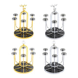 Maxbell Coffee Mug Holder Sport Bottle Storage Drying Rack Stand Gold with Elk