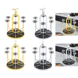Maxbell Coffee Mug Holder Sport Bottle Storage Drying Rack Stand Gold with Elk