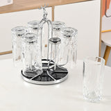 Maxbell Coffee Mug Holder Sport Bottle Storage Drying Rack Stand Gold with Elk