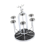 Maxbell Coffee Mug Holder Sport Bottle Storage Drying Rack Stand Silver with Elk