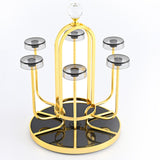 Maxbell Coffee Mug Holder Sport Bottle Storage Drying Rack Stand Gold