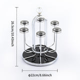 Maxbell Coffee Mug Holder Sport Bottle Storage Drying Rack Stand Silver