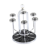 Maxbell Coffee Mug Holder Sport Bottle Storage Drying Rack Stand Silver