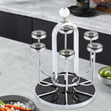 Maxbell Coffee Mug Holder Sport Bottle Storage Drying Rack Stand Silver