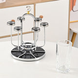 Maxbell Coffee Mug Holder Sport Bottle Storage Drying Rack Stand Silver