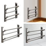 Maxbell Wall Mounted Shoe Rack Foldable Accessories Storage Rack for RV Door Bedroom 30cm