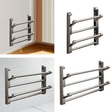 Maxbell Wall Mounted Shoe Rack Foldable Accessories Storage Rack for RV Door Bedroom 30cm