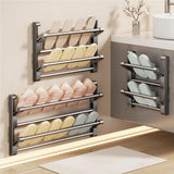 Maxbell Wall Mounted Shoe Rack Foldable Accessories Storage Rack for RV Door Bedroom 30cm