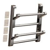Maxbell Wall Mounted Shoe Rack Foldable Accessories Storage Rack for RV Door Bedroom 30cm