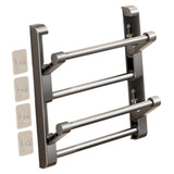 Maxbell Wall Mounted Shoe Rack Foldable Accessories Storage Rack for RV Door Bedroom 30cm