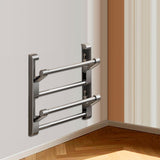 Maxbell Wall Mounted Shoe Rack Foldable Accessories Storage Rack for RV Door Bedroom 30cm