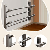 Maxbell Wall Mounted Shoe Rack Foldable Accessories Storage Rack for RV Door Bedroom 70cm