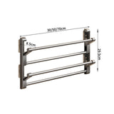 Maxbell Wall Mounted Shoe Rack Foldable Accessories Storage Rack for RV Door Bedroom 70cm