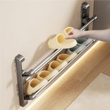 Maxbell Wall Mounted Shoe Rack Foldable Accessories Storage Rack for RV Door Bedroom 70cm