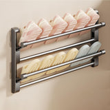 Maxbell Wall Mounted Shoe Rack Foldable Accessories Storage Rack for RV Door Bedroom 70cm