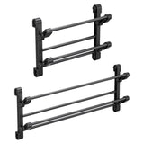 Maxbell Foldable Wall Mounted Shoe Rack Shoe Holder Shelf for Entryway Bathroom Door 30cm