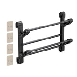 Maxbell Foldable Wall Mounted Shoe Rack Shoe Holder Shelf for Entryway Bathroom Door 30cm