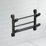 Maxbell Foldable Wall Mounted Shoe Rack Shoe Holder Shelf for Entryway Bathroom Door 30cm