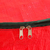 Maxbell Christmas Wreath Storage Bag with Zipper Handles Round Xmas for Home   M