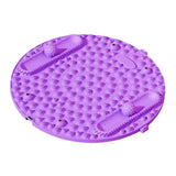 Maxbell Foot Massage Mat Thickened Portable Standing Pad for Home Gym Workout Office Violet