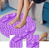 Maxbell Foot Massage Mat Thickened Portable Standing Pad for Home Gym Workout Office Violet
