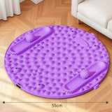 Maxbell Foot Massage Mat Thickened Portable Standing Pad for Home Gym Workout Office Violet