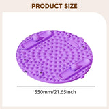 Maxbell Foot Massage Mat Thickened Portable Standing Pad for Home Gym Workout Office Violet