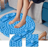 Maxbell Foot Massage Mat Thickened Portable Standing Pad for Home Gym Workout Office Blue