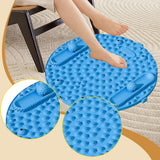 Maxbell Foot Massage Mat Thickened Portable Standing Pad for Home Gym Workout Office Blue