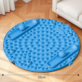 Maxbell Foot Massage Mat Thickened Portable Standing Pad for Home Gym Workout Office Blue